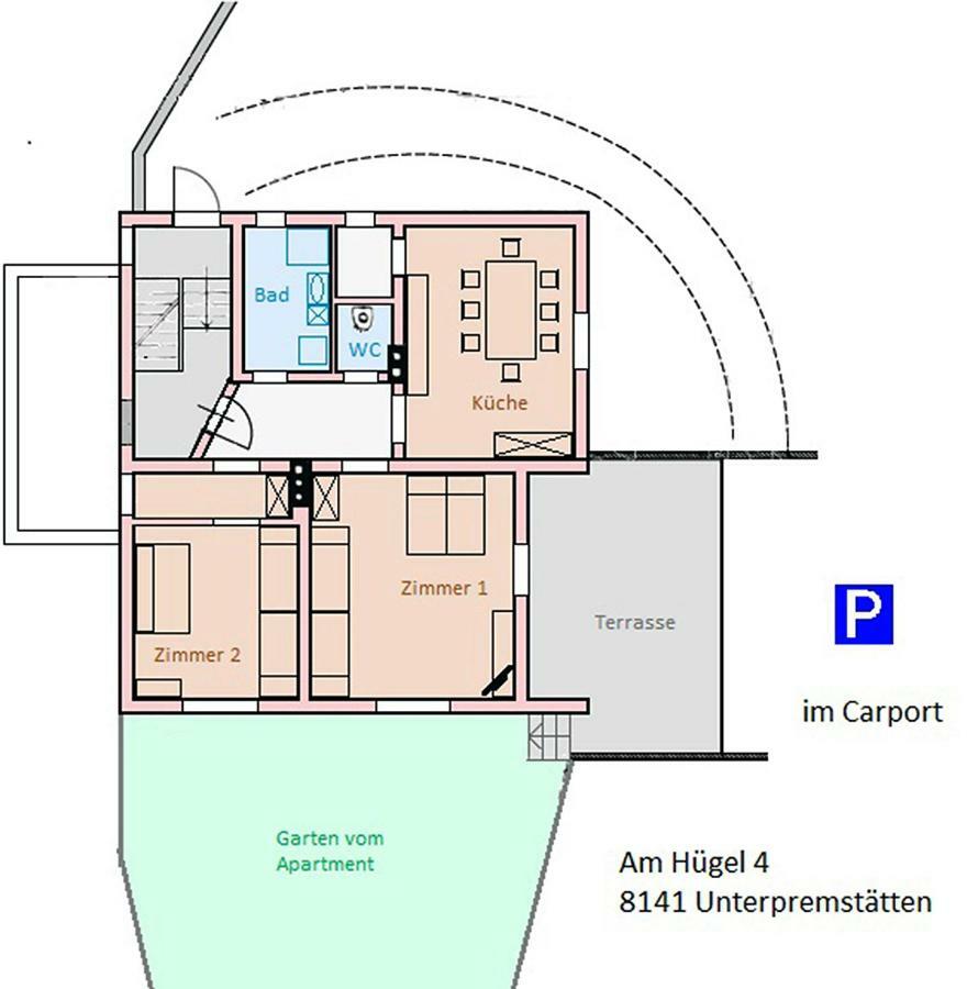 PM-APART Premstätten Unterpremstätten Exteriör bild